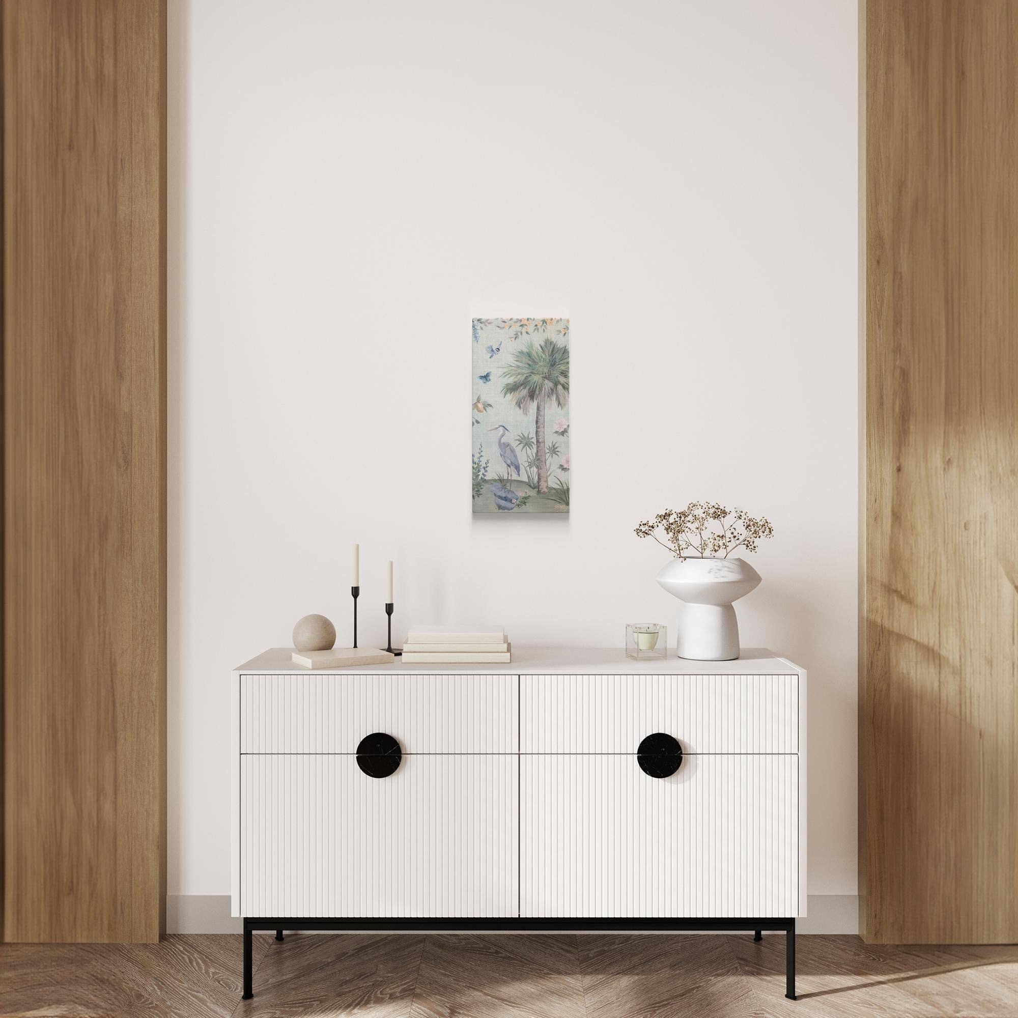 Elizabeth Alice Studio - Wholesale Art Print - Olive, a green tropical chinoiserie canvas wrap print0