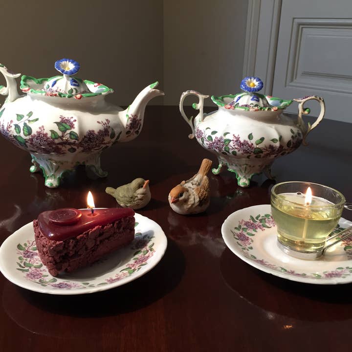 PLATT BARCELONA 1927 - Wholesale Novelty Candle - Portion of chocolate cake2