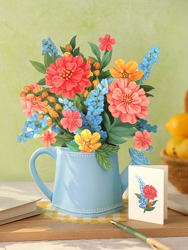 Sprinkle of Sunshine (8 Pop-up Greeting Cards) for wholesale by FreshCut Paper LLC