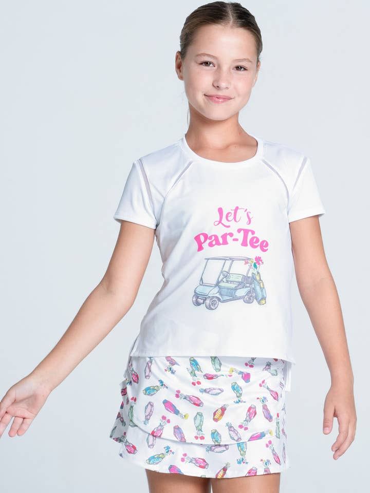 Girls Lets Par-Tee Short Sleeve - MULTI for wholesale by Lucky In Love