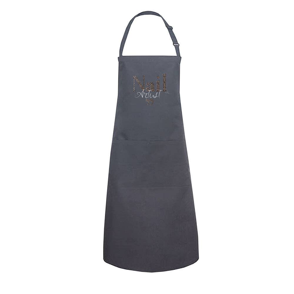 Doriana Cosmetics GmbH - Wholesale Apron - Apron with pocket - nail artist leopard pattern4