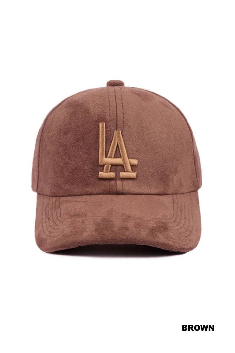 Vanilla Monkey – wholesale Baseballkeps - Dam – La City Logo Classic Suede Baseballkeps2