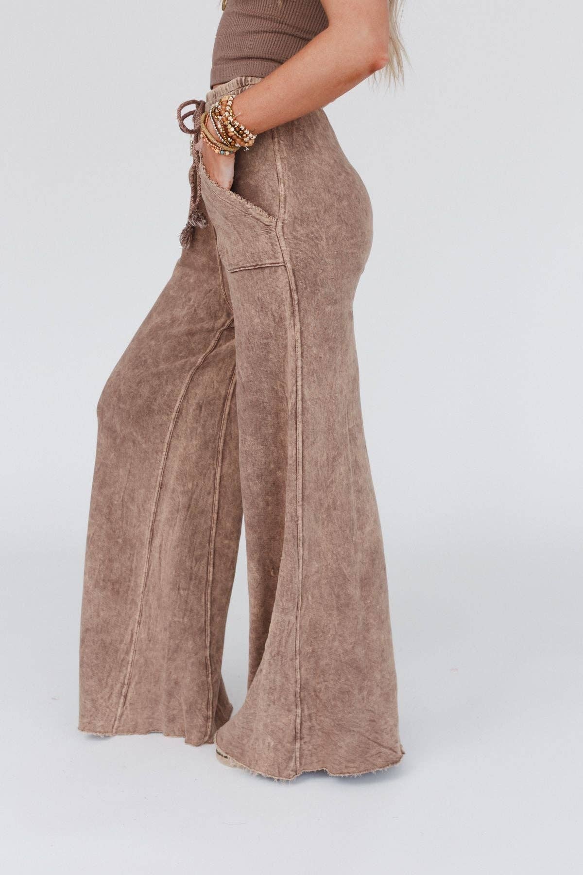 Three Bird Nest - Wholesale Pants - Women's - Relaxing Robin Wide Leg Pant - New Mocha2
