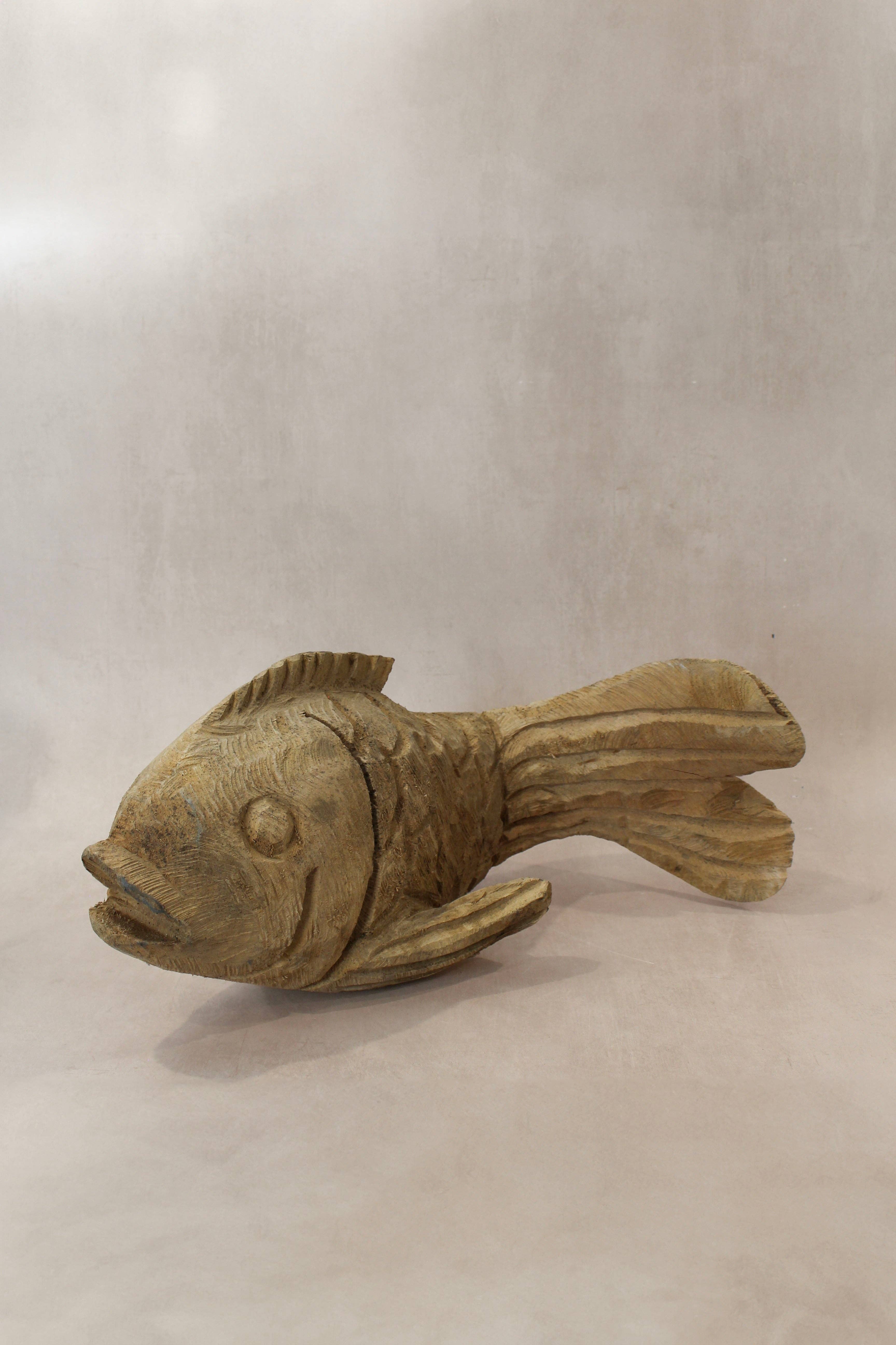 Botanical Boys – wholesale Sculpture – Carved Fish - WF30