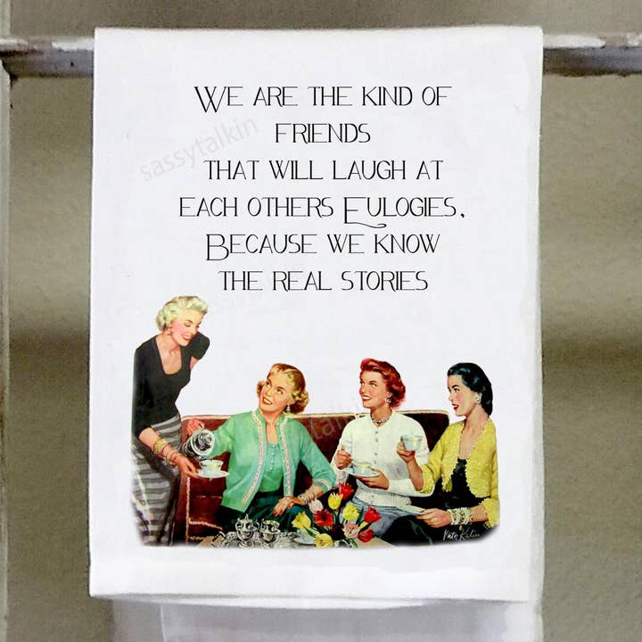 Sassy Talkin - Wholesale Tea Towel - Sassy Girl, Dish Towels, Starter Pack, Top 20 Designs 3 of each3