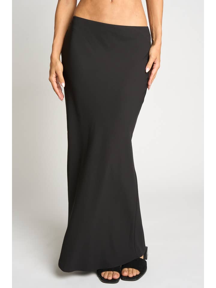 Sans Souci - Wholesale Skirt - Women's - POLY SPAN KNIT BIAS MAXI SKIRT13