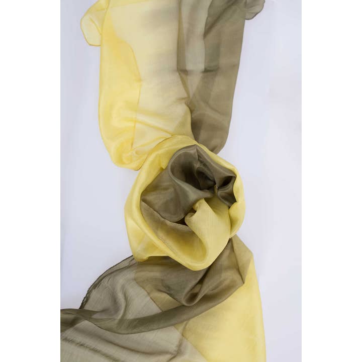 MR Complements - Wholesale Scarf - Women's - Two-tone natural silk scarf6