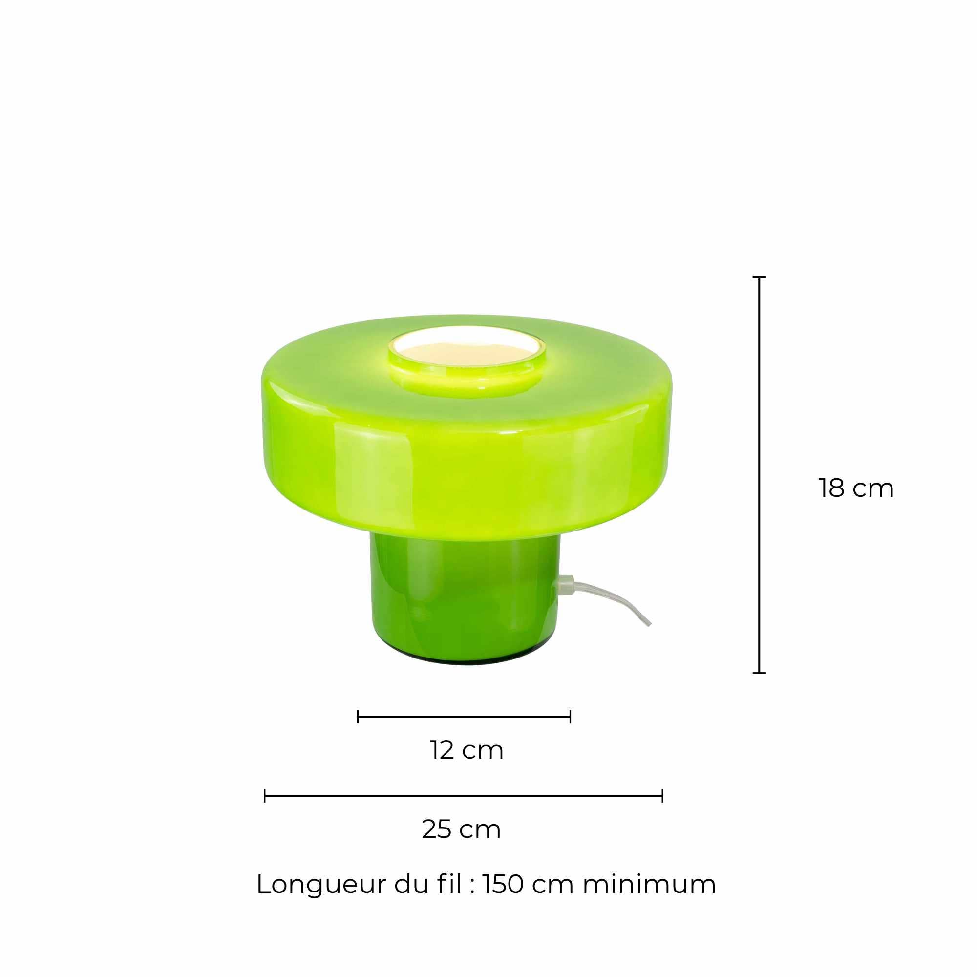 C-Création - Wholesale Floor Lamp - NEW COLOR - Retro style colored glass table lamp Foza41