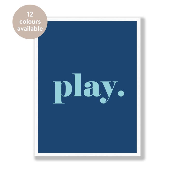 Play bold and colourful print for wholesale by Word Up Creative