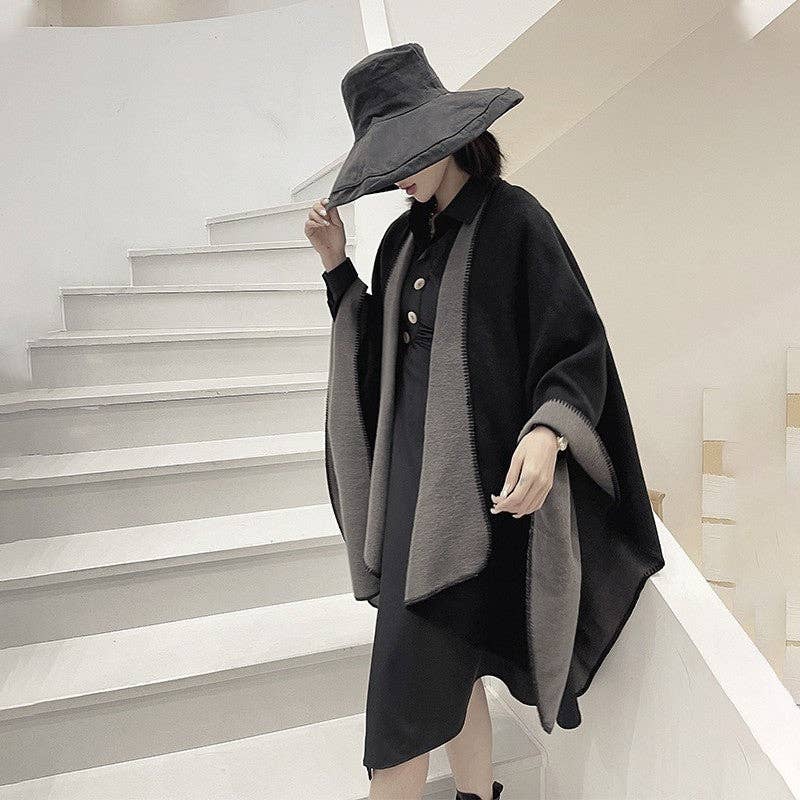 Plush Looks – Großhandel Schultertuch – Damen – Modischer warmer Schal Wrap1