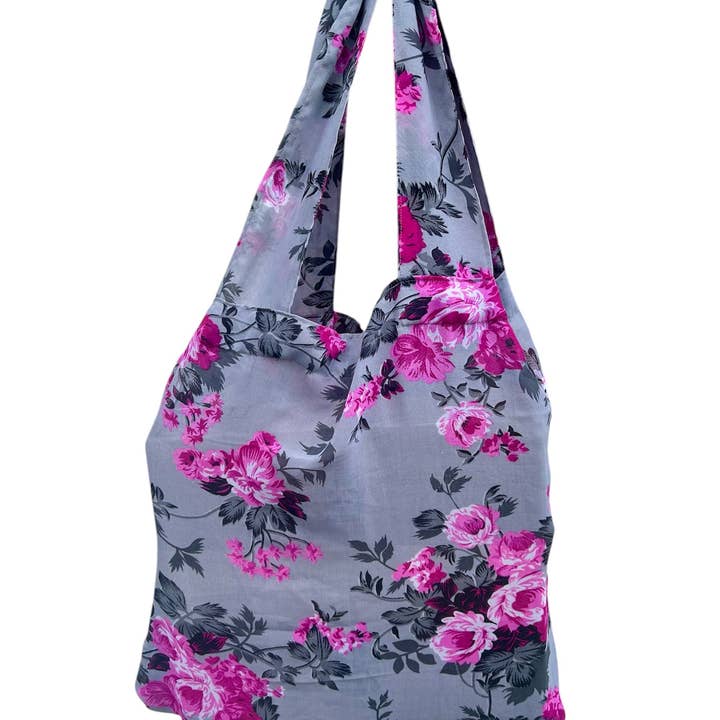 Sari Tote Bag - Upcycled - Clearance for wholesale by Hopes Unlimited