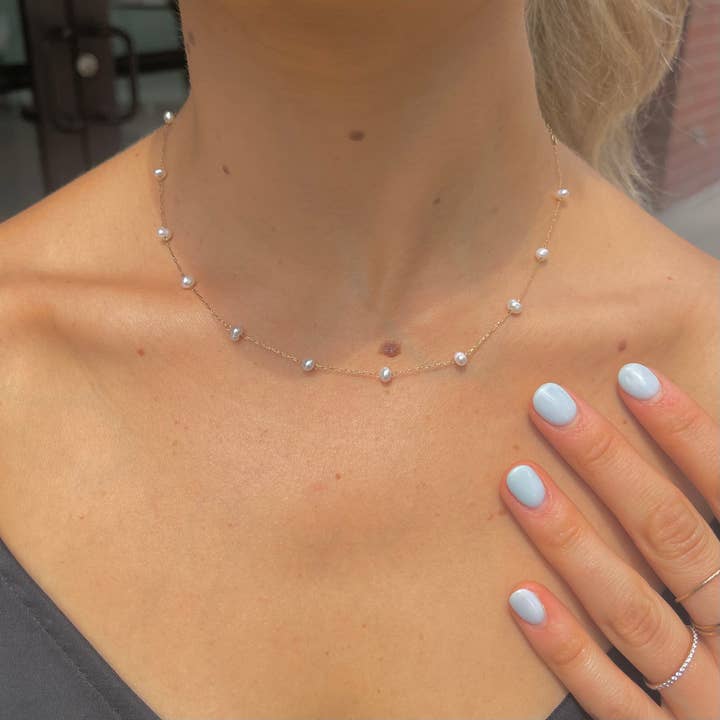 Nikki Smith Designs - Wholesale Beaded/Pearl Necklace - Camille Pearl Necklace
