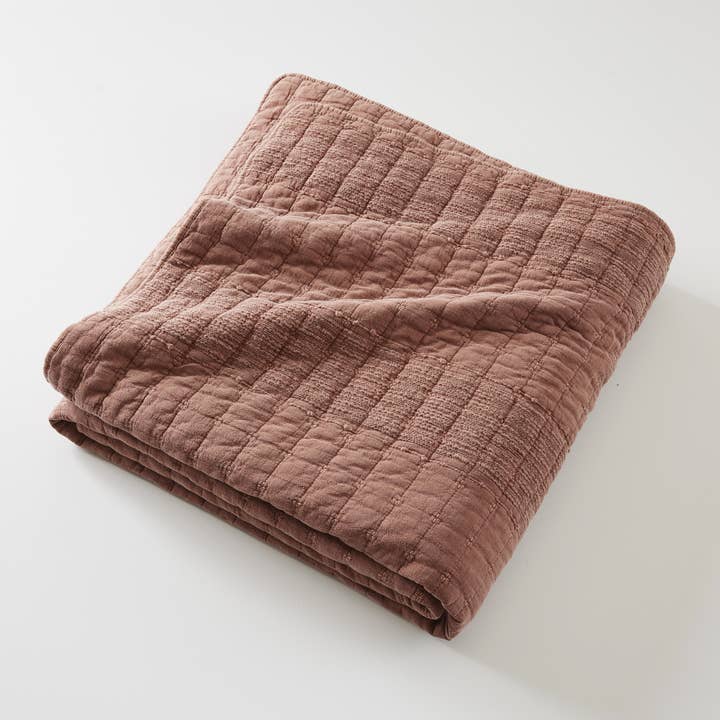 ÖVERKAST 240 x 260 cm ZELIE Terrakotta för wholesale av L'effet Papillon