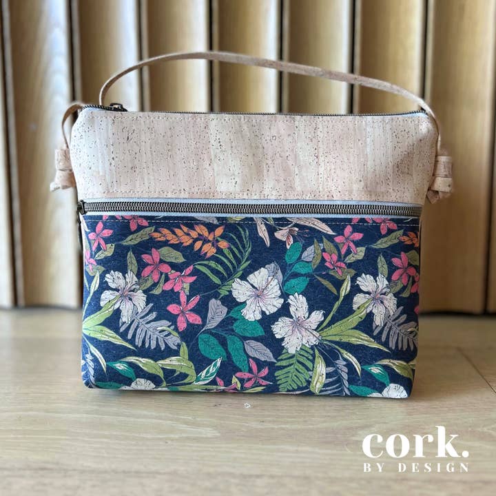 Victoria Cork Crossbody Bag - Midnight for wholesale by Cork By Design