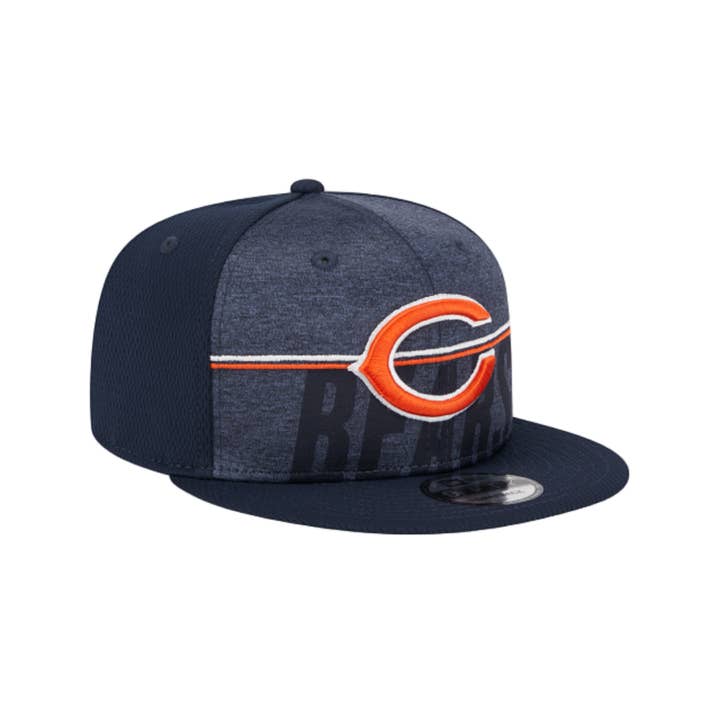 CHICAGO BEARS 9FIFTY NEW ERA TRAINING CAMP NAVY SNAPBACK HAT for wholesale by Rat City Sk8 Shop