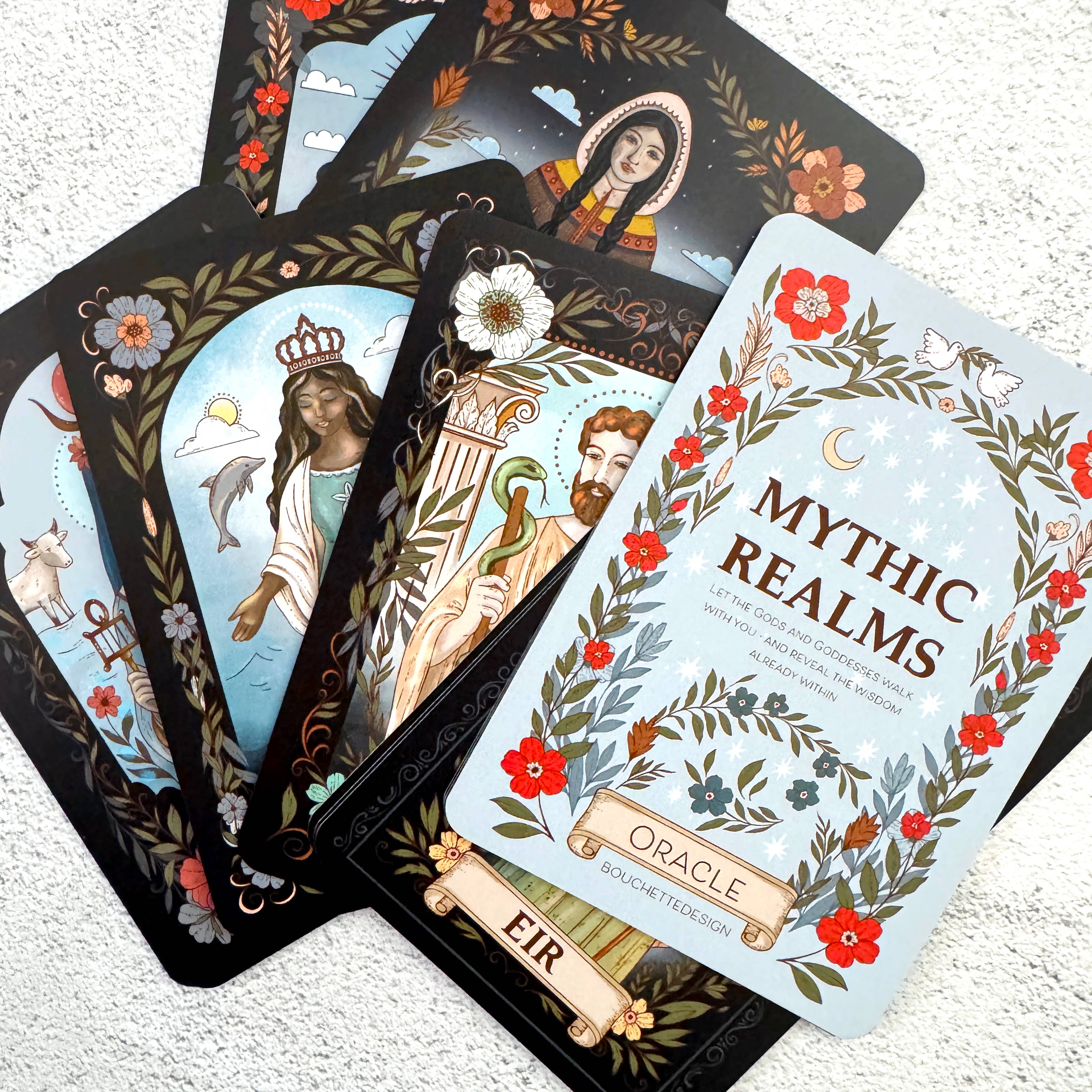 BOUCHETTE & CO. LLC - Vente Cartes de tarot - CARTES ORACLE | Cartes Oracle des Royaumes Mythiques7