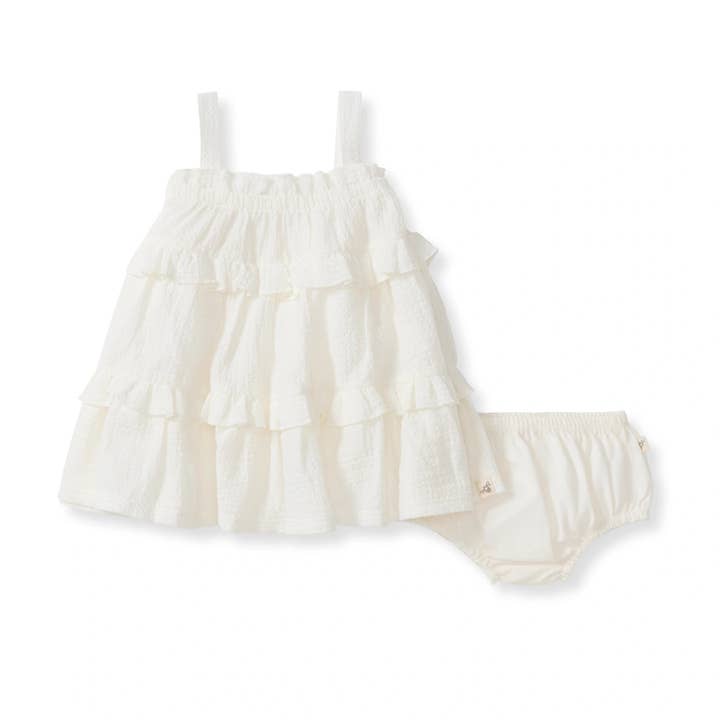 Cross Stitch Muslin Dress for wholesale by Burt's Bees Baby