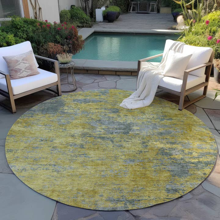 LOOMLAN - Wholesale Area Rug - Sonata Gold Washable Indoor-Outdoor Rug13