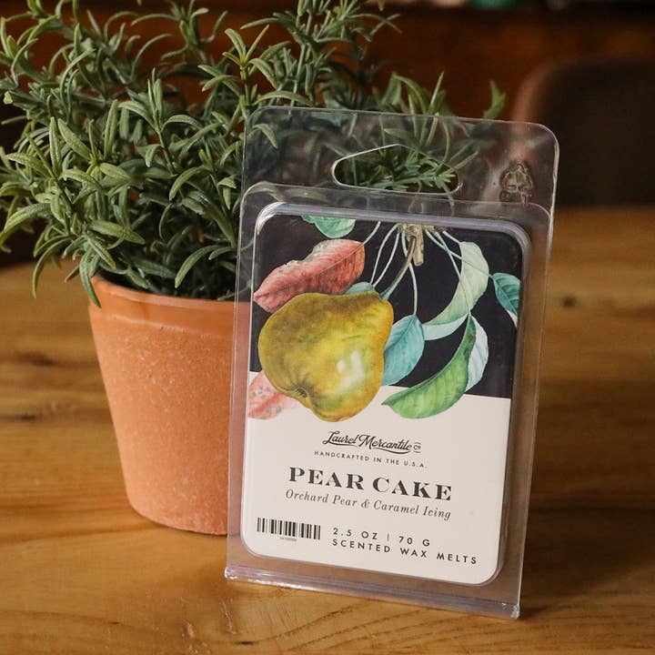 Pear Cake Wax Melt for wholesale by Laurel Mercantile