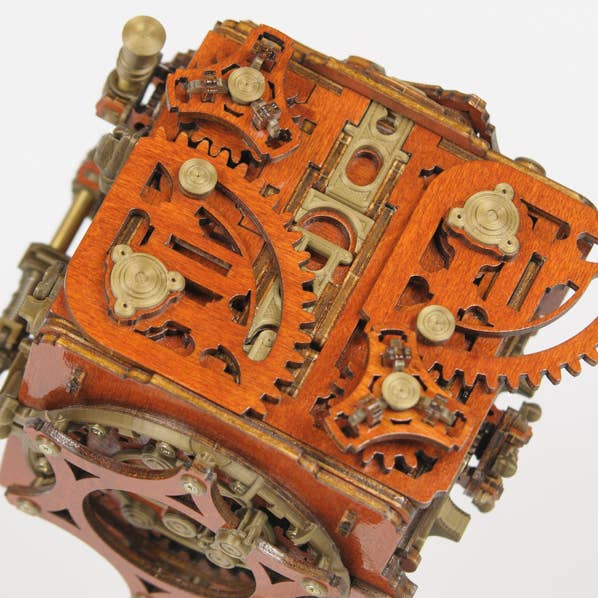 NKD Puzzle - Venta al por mayor Kit de manualidades - El famoso rompecabezas steampunk de boxeo en el kit « MECANIGMA »20