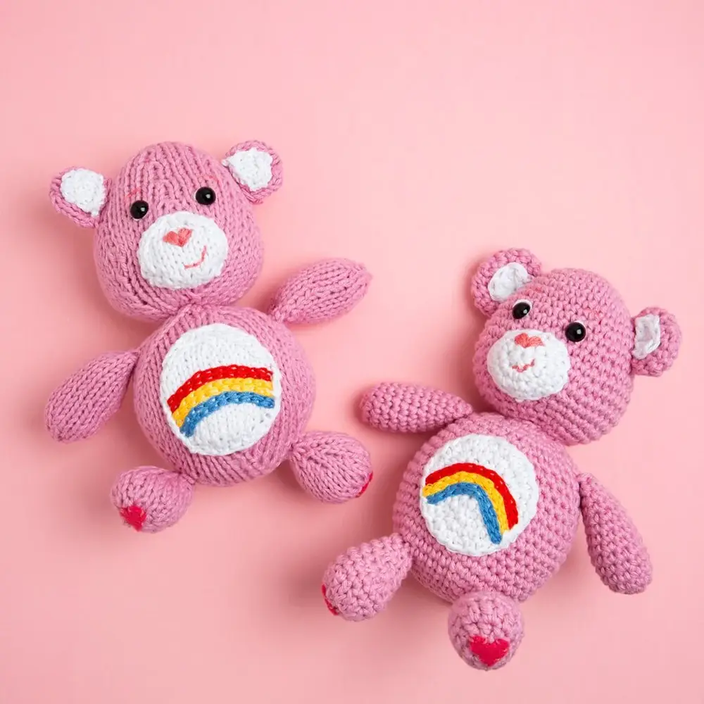 Wool Couture Company – wholesale DIY craft kit – Care Bears Cheer Bear & Funshine Bear Cross Stitch Kit4