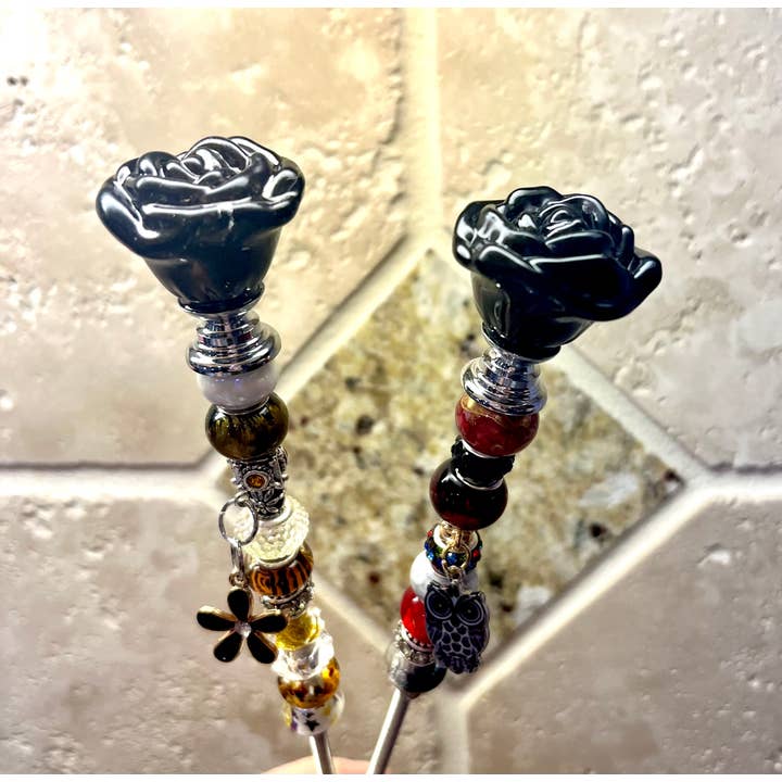 Sea of Bliss Shop - Wholesale Garden/Lawn Stake - Rose Fairy Garden Stakes4