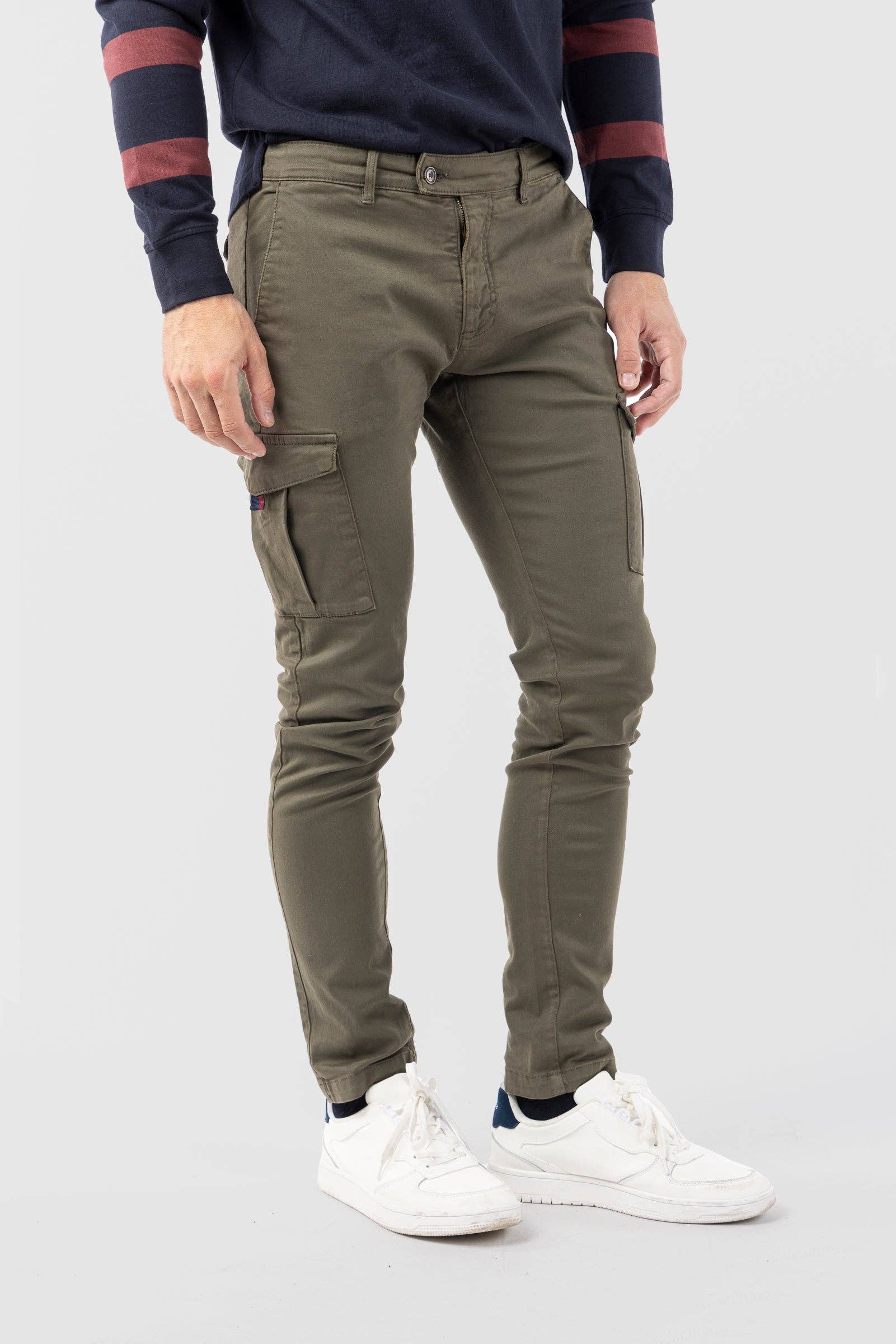 williot - Wholesale Broek - Heren - Kaki cargobroek2