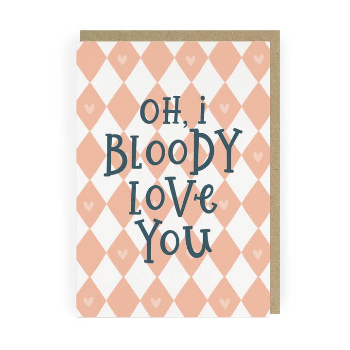 I Bloody Love You Valentine's Day Card for wholesale by Abbie Imagine