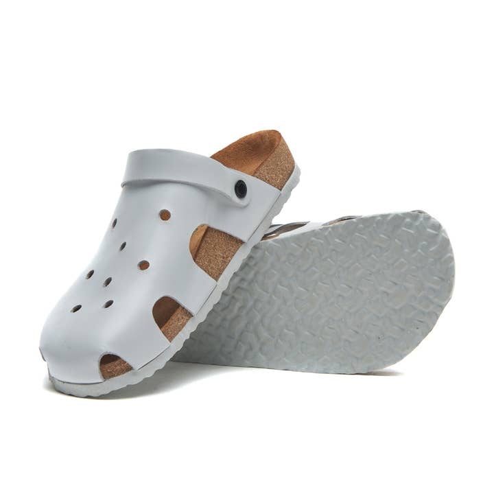 Comfortfusse – wholesale Clogs – Women's – Tata - Genuine Leather Flat Sandals1