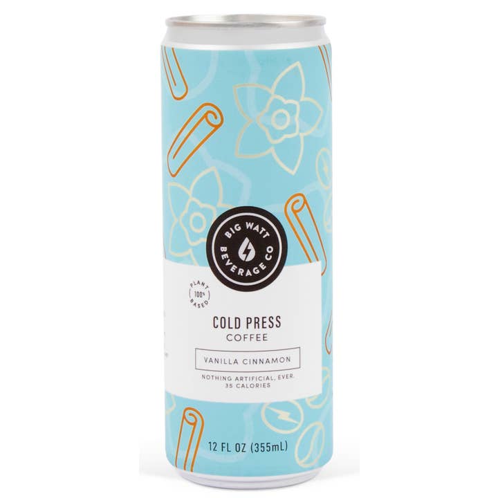 Big Watt Beverage - Wholesale Iced Coffee/Cold Brew - Vanilla Cinnamon Cold Brew