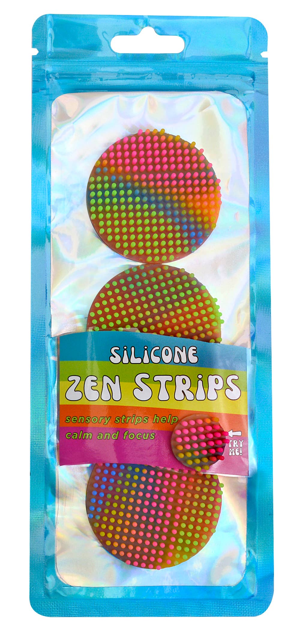 TPG Creations / The Pencil Grip - Wholesale Fidget Toy - Kids - Silicone Zen Dots Multicolor 3 pc. TPG-897