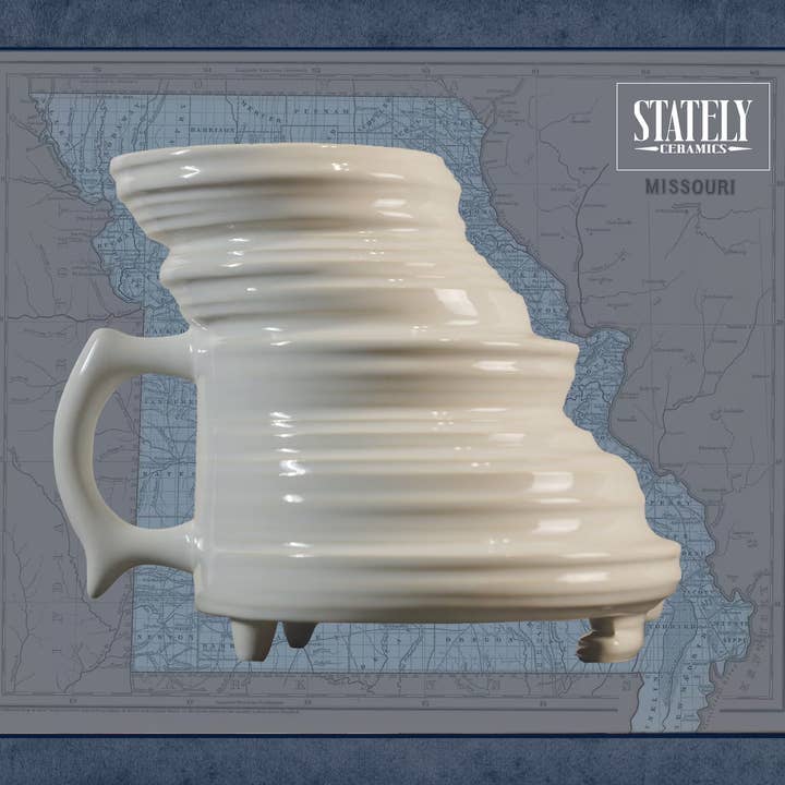 TRR Designs - Wholesale Coffee/Tea Cup - Handmade Pottery Ceramic Missouri Mug, Unique Coffee Tea Cup9