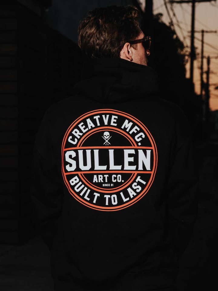 Sullen Clothing – wholesale Hoodie - Herr – Creative Corp tröja med hög krage0
