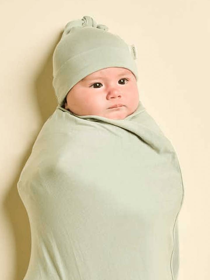 Cushii - Wholesale Swaddle - Baby - Cushii Softluxe Swaddle - Sage2