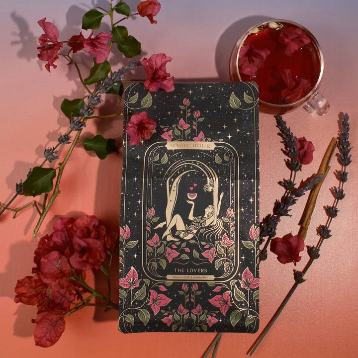 Magic Hour - Wholesale Loose Tea - The Lovers : Hibiscus-Cinnamon- Vanilla Love Potion