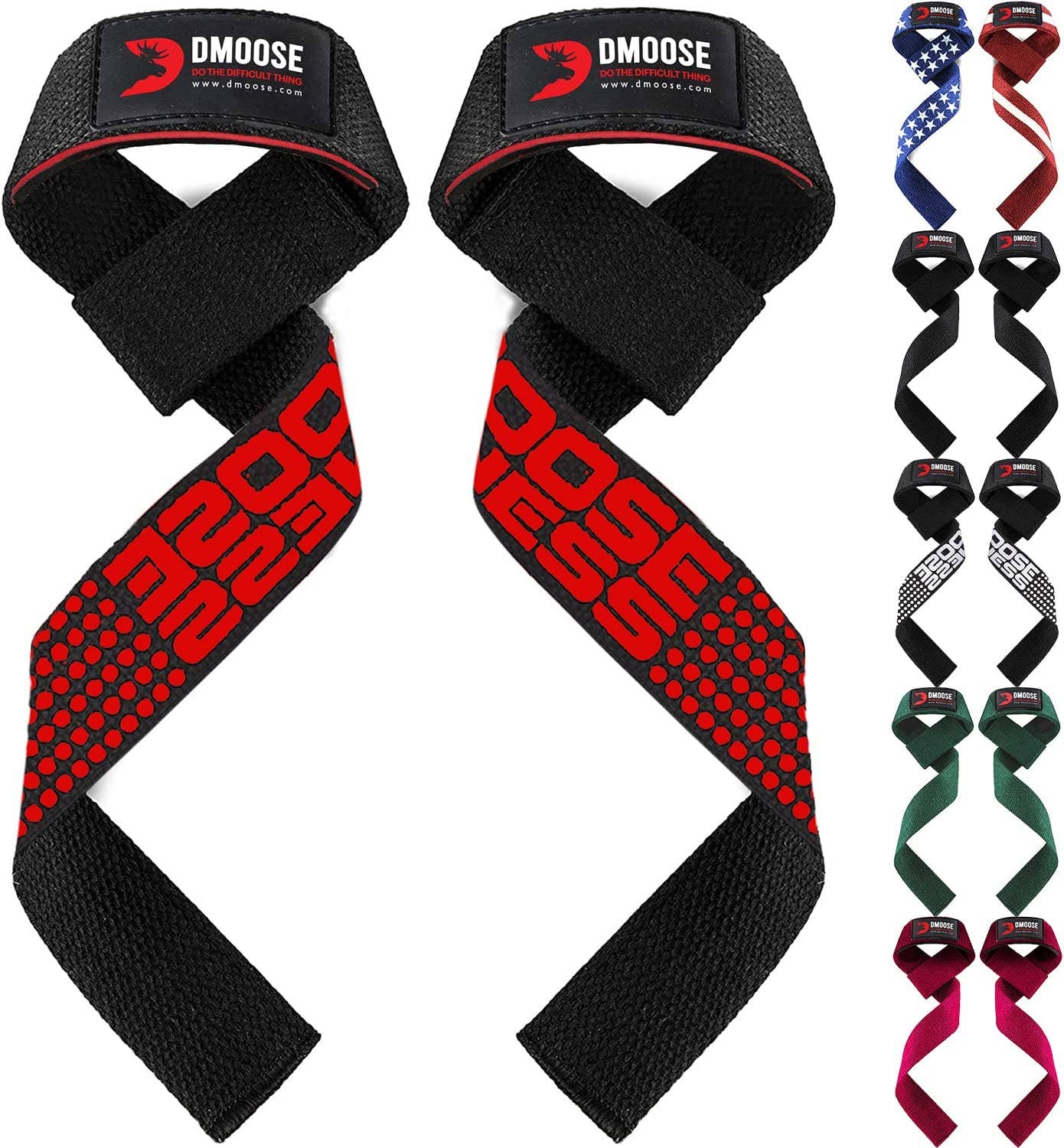 DMOOSE - Vente Équipement de fitness - Sangles de levage DMoose, sangles de poignet de 24 pouces pour haltérophili12