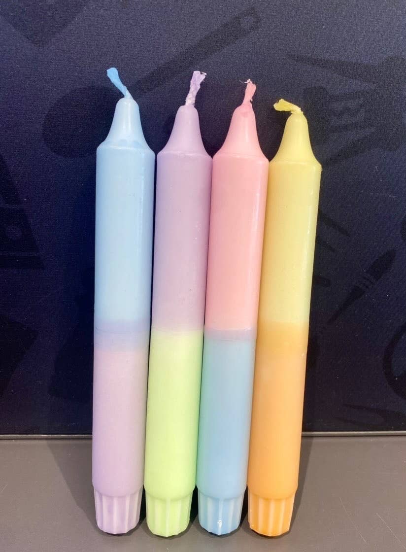 Dippy - Vente Bougies/bougeoirs coniques - Dippy - Collection Pastel '252