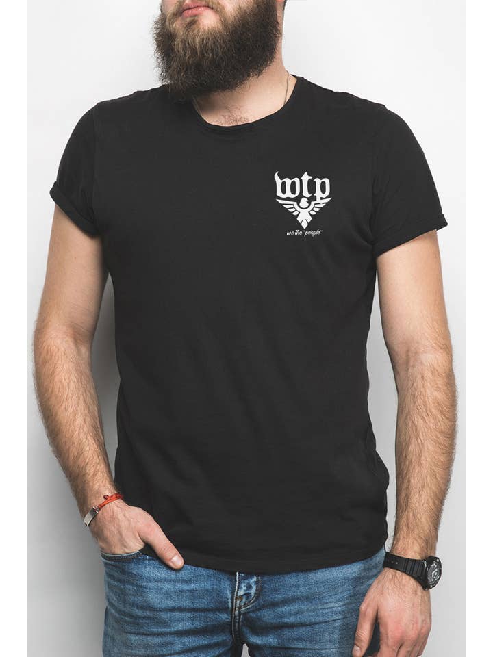 Polar bee - Wholesale Screen Printed T-Shirt - Men's - PB-1404. WE THE PEOPLE3