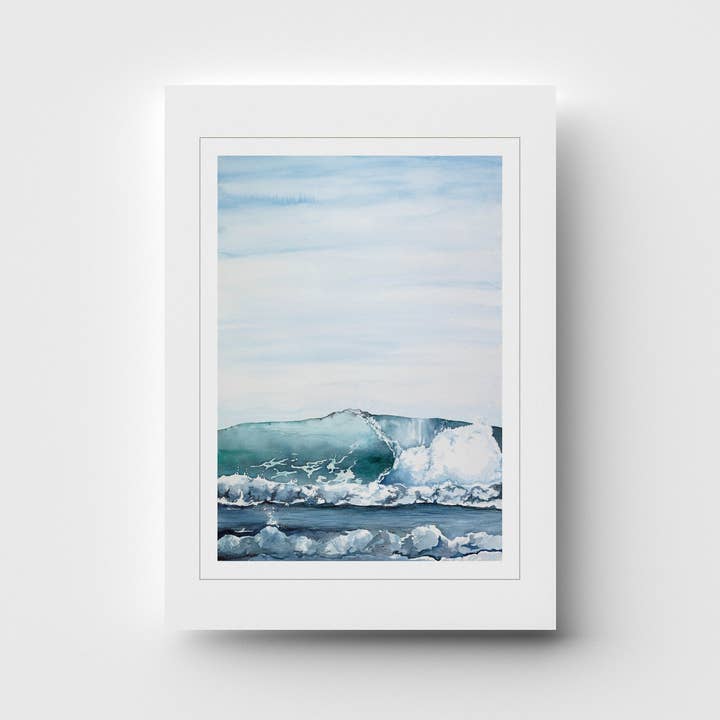 The Cove Greeting Card for wholesale by Kelly Clause Art