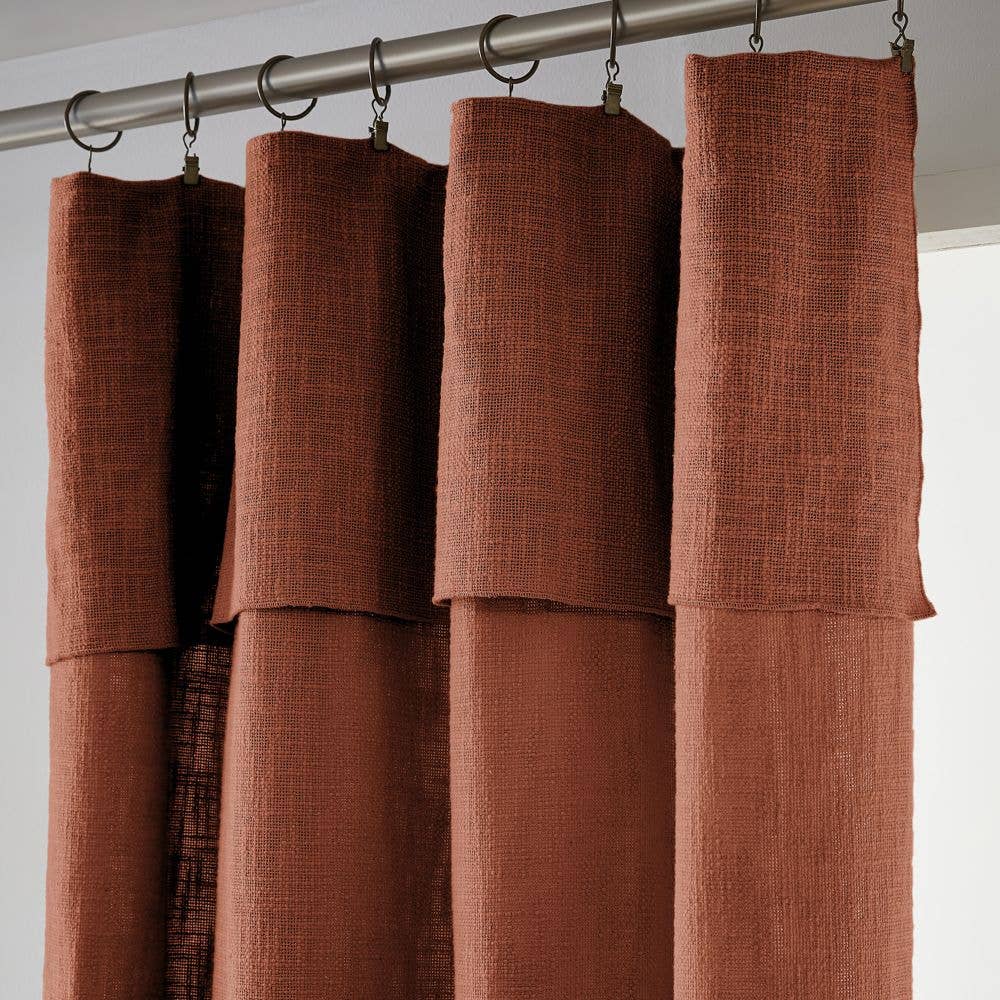 Housse De Rêve - Wholesale Curtain - Adjustable Curtain 140x270 cm Cotton Terracotta1