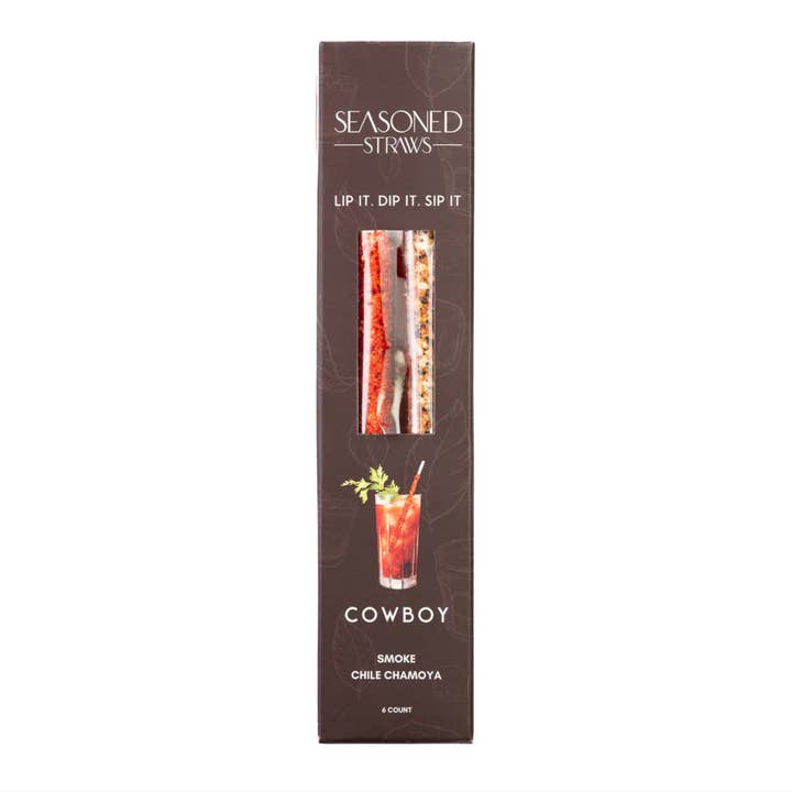 Cowboy 6ct. - Case of 5 Units for wholesale by Seasoned Straws