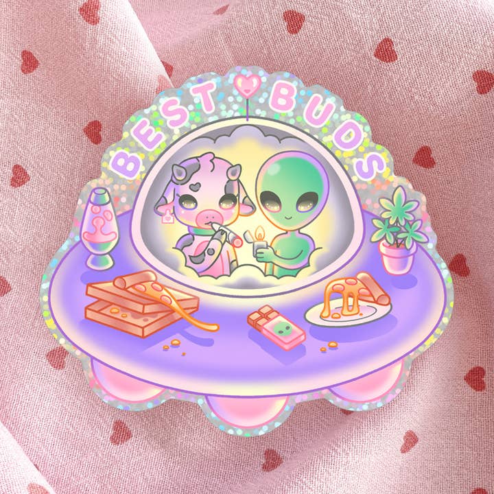 Best Buds Sticker for wholesale by Black Serotonin