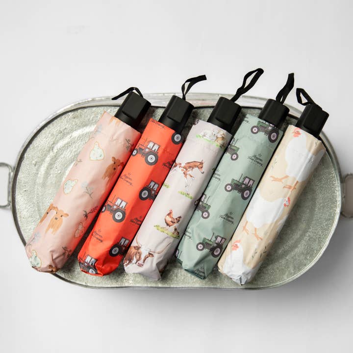 American Farm Company - Wholesale Paraplu - kinderen - Spring Green paraplu voor tractoren