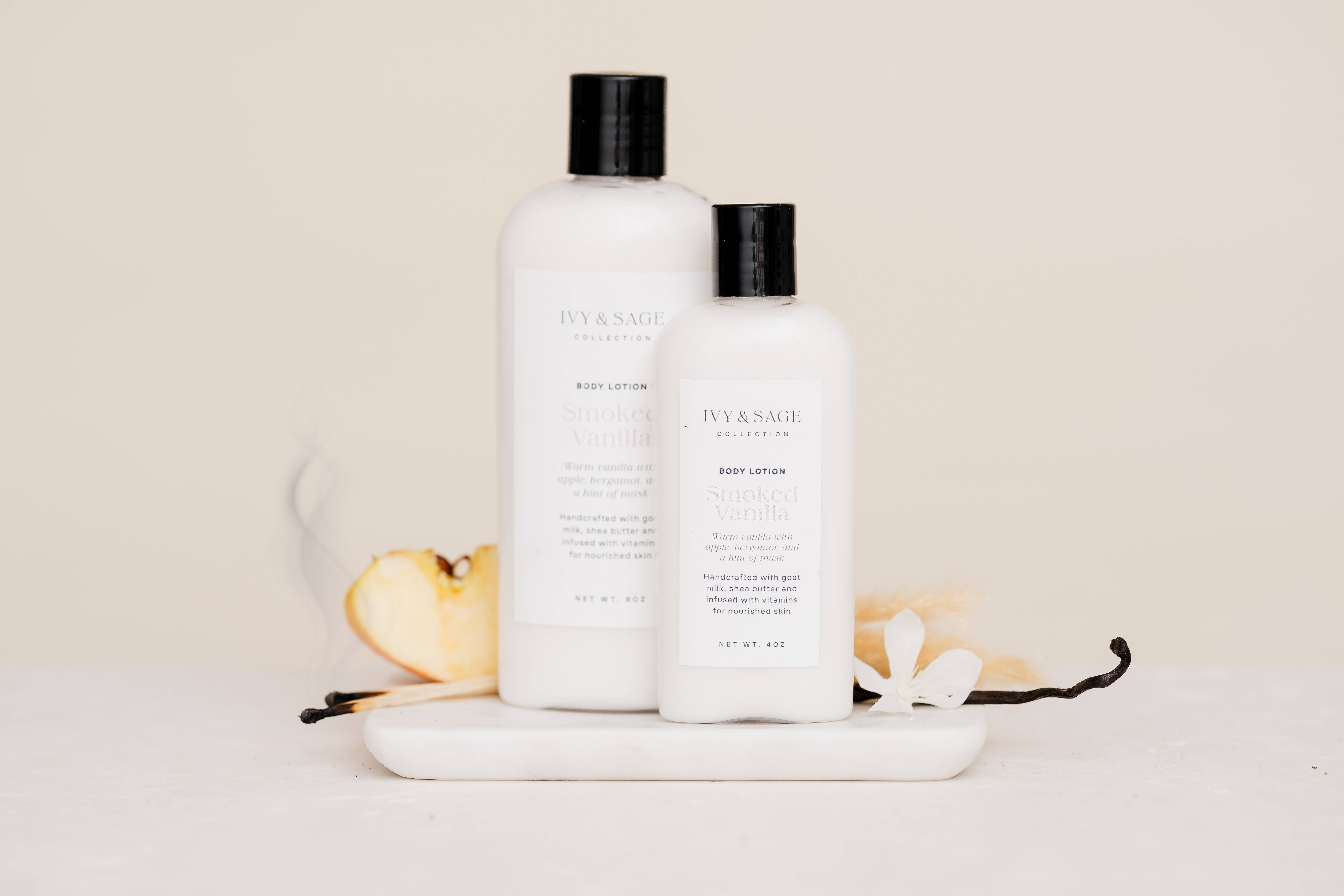 Ivy & Sage Collection – wholesale Lotioner och fuktkrämer – Bodylotion – Rökt vanilj, Lätt & Lugnande
