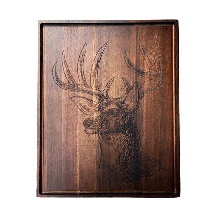 Holzbrett für die Jagd auf Hirsche, 35,6 x 45,7 cm für den Großhandel von Creative Gifts International Inc.