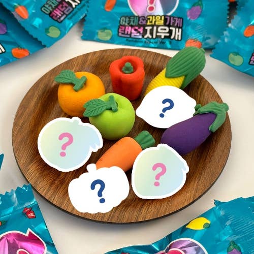 BCZShop - Wholesale Eraser - VEGETABLE & FRUITS RANDOM ERASER BLIND BOX