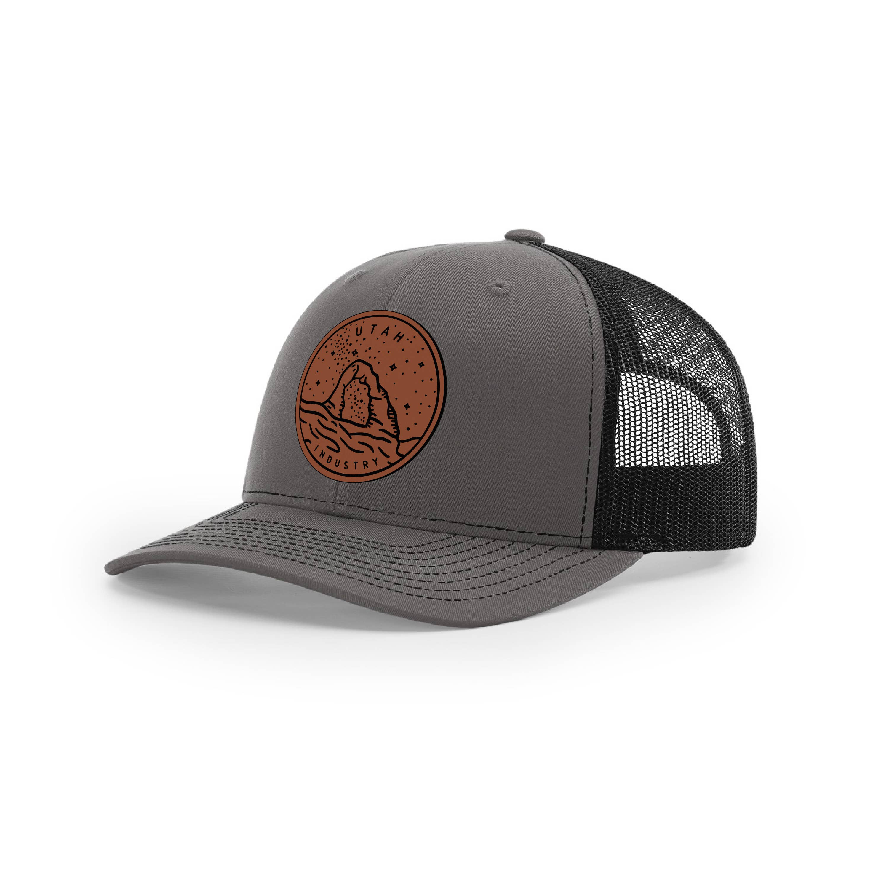 Albion Mercantile Co. - Wholesale Trucker Hat - Unisex - Utah Hat | Leather Patch Hat | Trucker Hat7