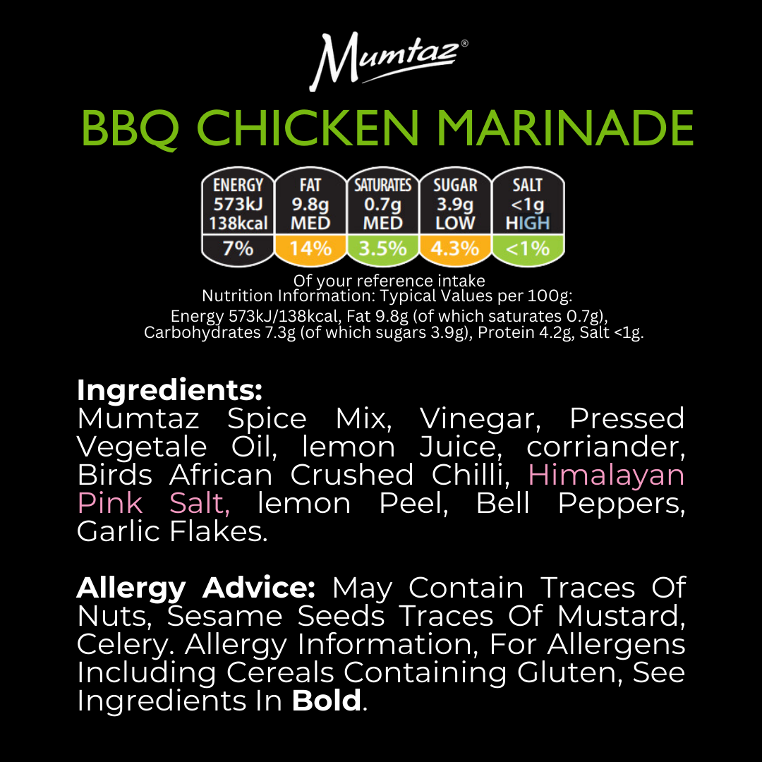 Mumtaz – wholesale Marinade – Mumtaz BBQ Chicken Marinades Pack of 6x500g4