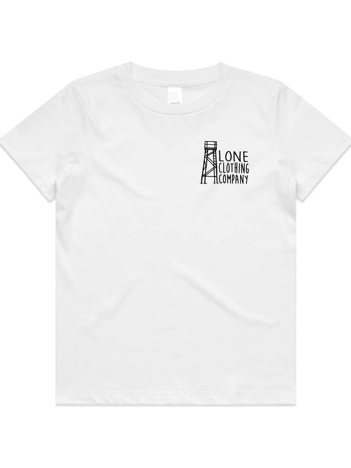 Lone Clothing Co - Vendita all'ingrosso Maglietta serigrafata - Bambini - T-SHIRT TOWER PER BAMBINI1