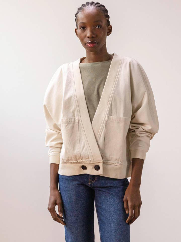 Casaco cruzaçado bruto por atacado de PAN Producto Básico